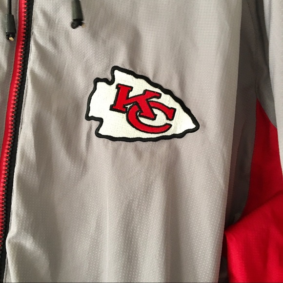 KC Chiefs Reebok On Field Jacket - Picture 2 of 5